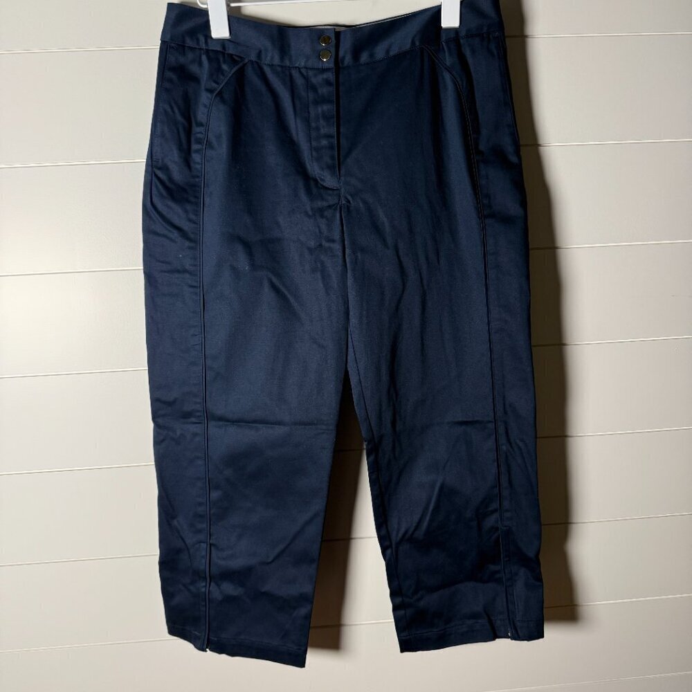Liz Claiborne Golf Capri's Navy Style Klute Size 6